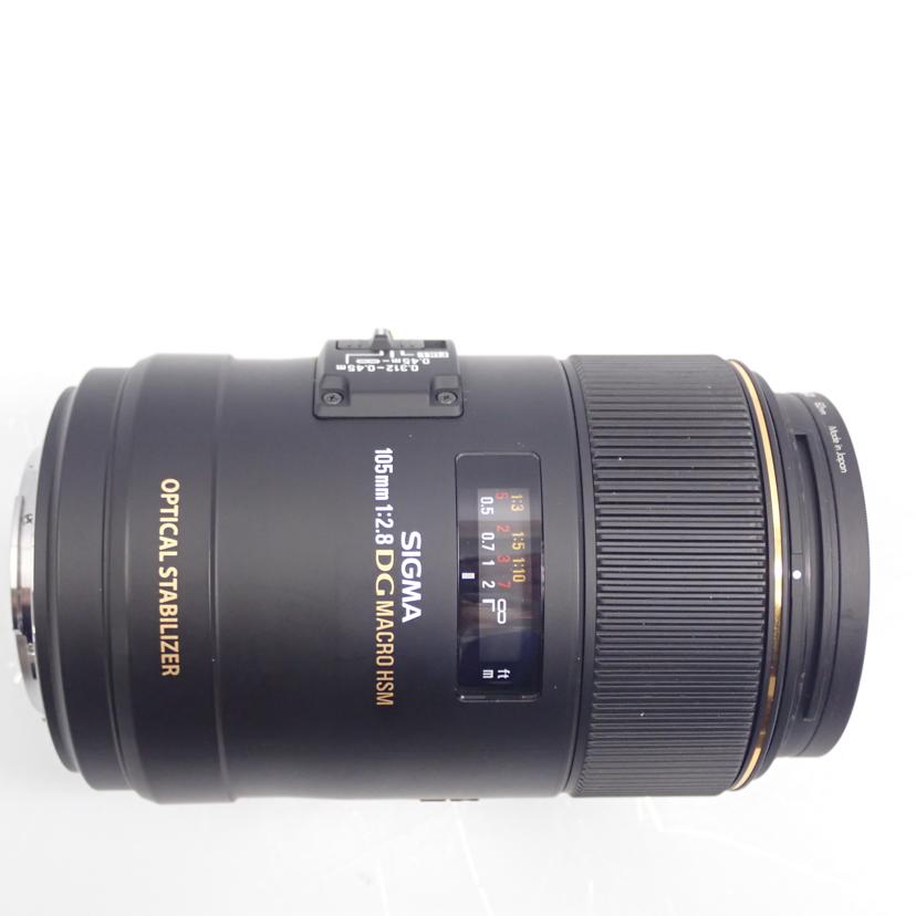 SIGMA シグマ/デジタル対応レンズ/105mm F:2.8 DG MACRO HSM//Bランク/62