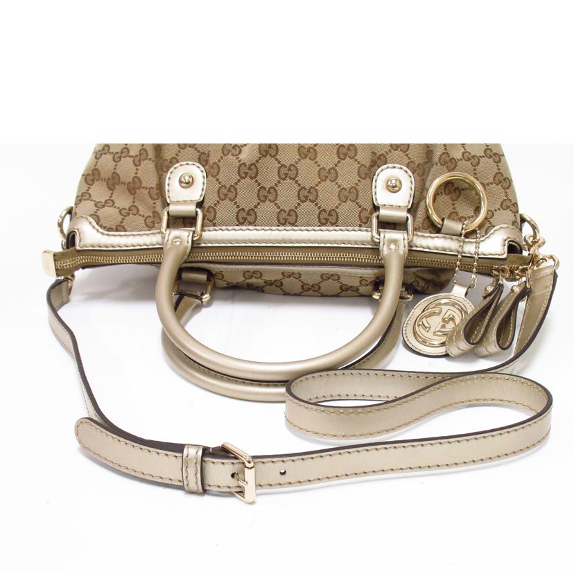 GUCCI/GGキャンバススーキー2Wayハンド/247902//525040/Aランク/63