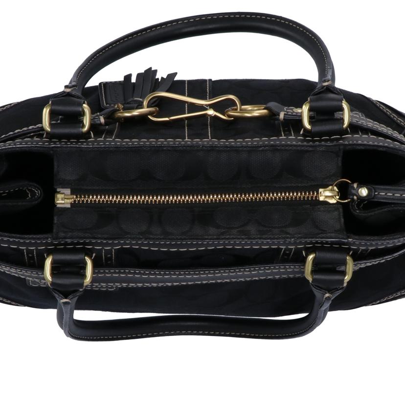 COACH CAOCH/シグネチャーミディアムキャリーオール/10507//D0773/Bランク/75