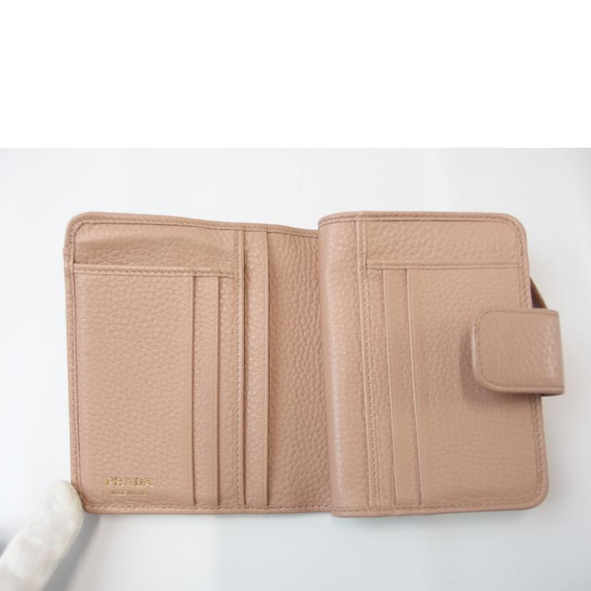 PRADA/コンパクトウォレット/VITELLO GRAIN/1ML018//107F/BCランク/83