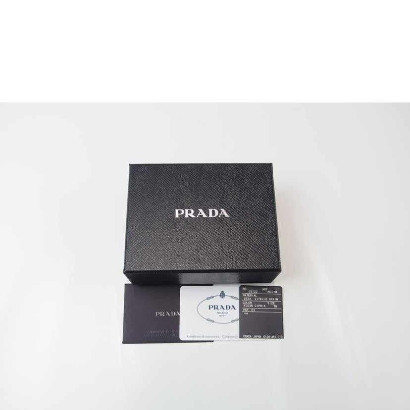 PRADA/コンパクトウォレット/VITELLO GRAIN/1ML018//107F/BCランク/83