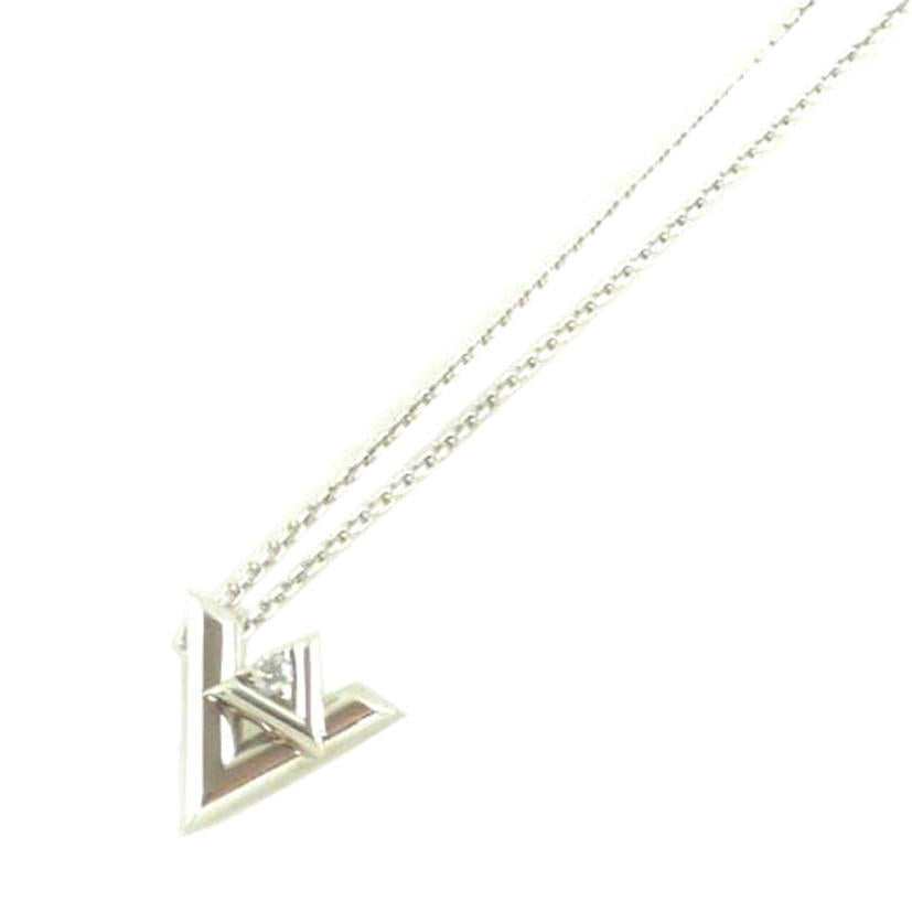 LOUIS VUITTON ルイ・ヴィトン/パンダンティフ LV ヴォルト ワン PM (Au750×ダイヤ)/Q93806//6.2g 約45cm/ABランク/64