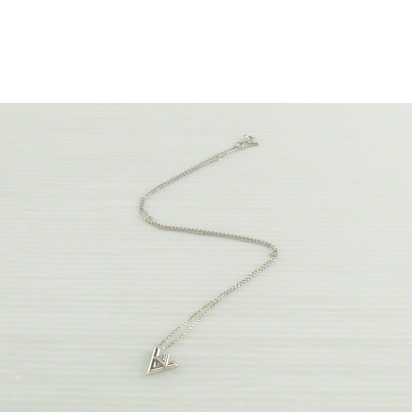 LOUIS VUITTON ルイ・ヴィトン/パンダンティフ LV ヴォルト ワン PM (Au750×ダイヤ)/Q93806//6.2g 約45cm/ABランク/64