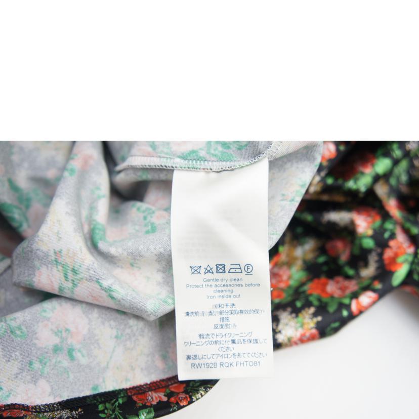 LOUIS VUITTON ルイ・ヴィトン/小花柄 ハーフジップカットソー BLK//ABランク/94