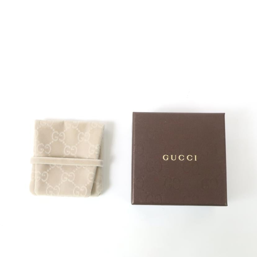 GUCCI グッチ/SVブラックルテニウムコーティング カットアウトGクロスネックレス 十字架 メンズ//Bランク/65