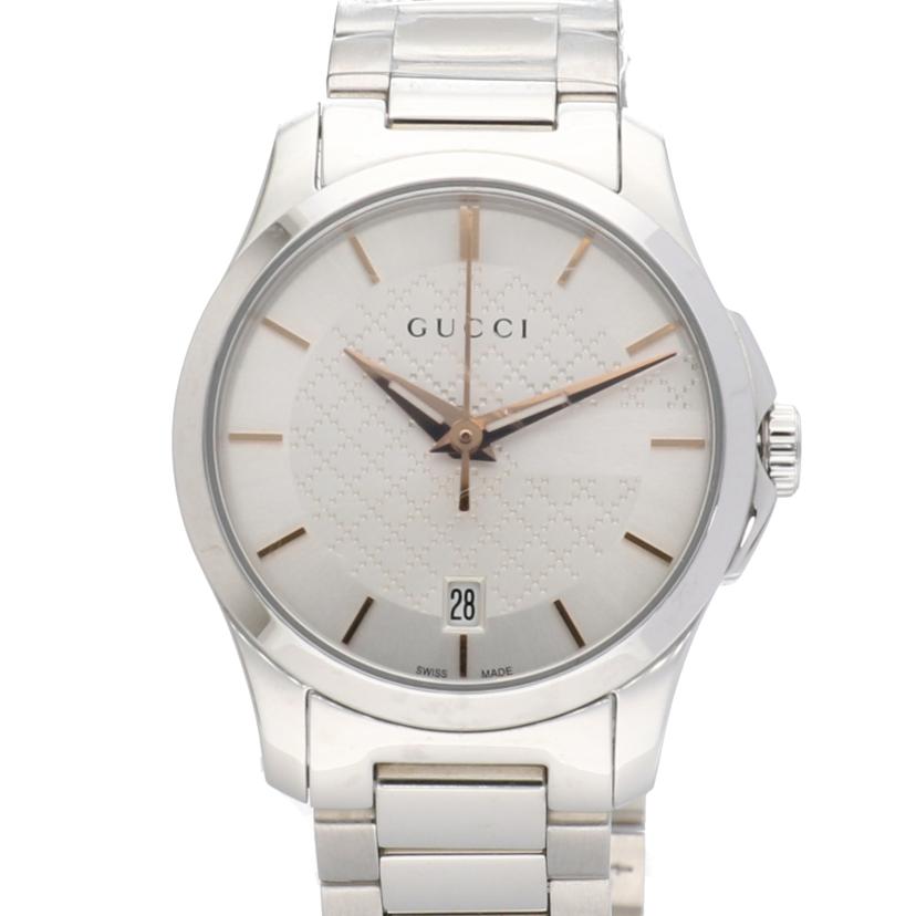 GUCCI グッチ 時計 腕時計 SS デイト/Gタイムレス/レディースクオーツ/126.5//17667663/Aランク/75