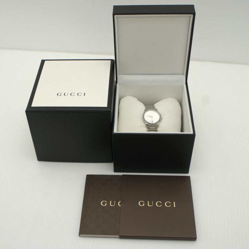 GUCCI グッチ 時計 腕時計 SS デイト/Gタイムレス/レディースクオーツ/126.5//17667663/Aランク/75