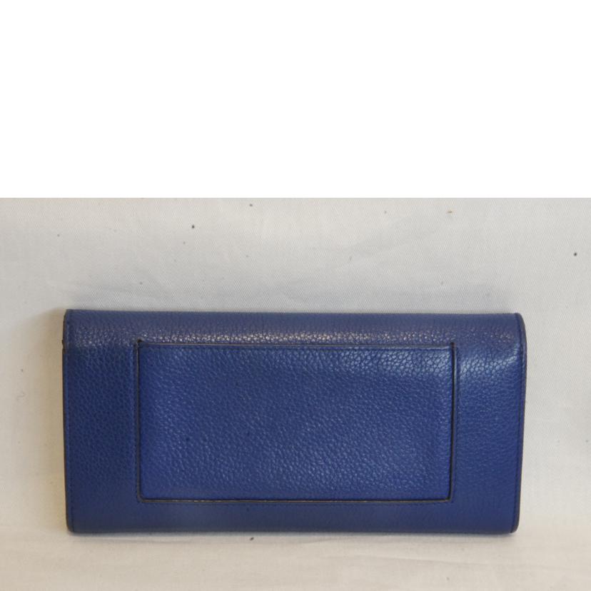 CELINE セリーヌ/ラージフラップマルチファンクションブルー//ABランク/92