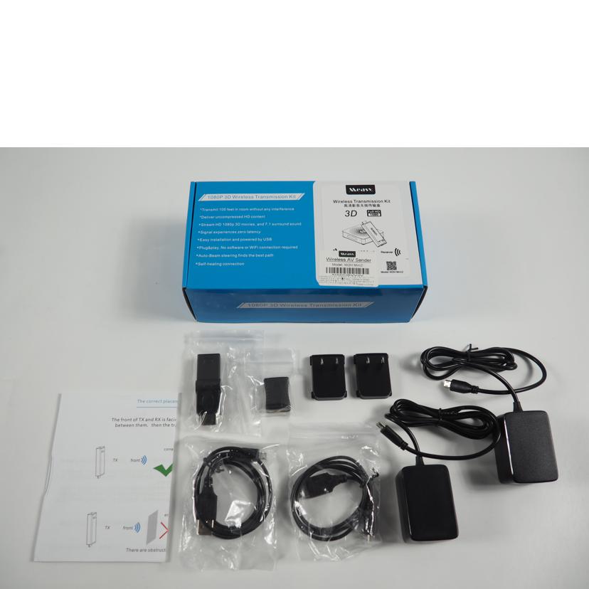 measy ミージー/ワイヤレスHDMIトランスミッター&レシーバー/W2H Mini2//Aランク/79