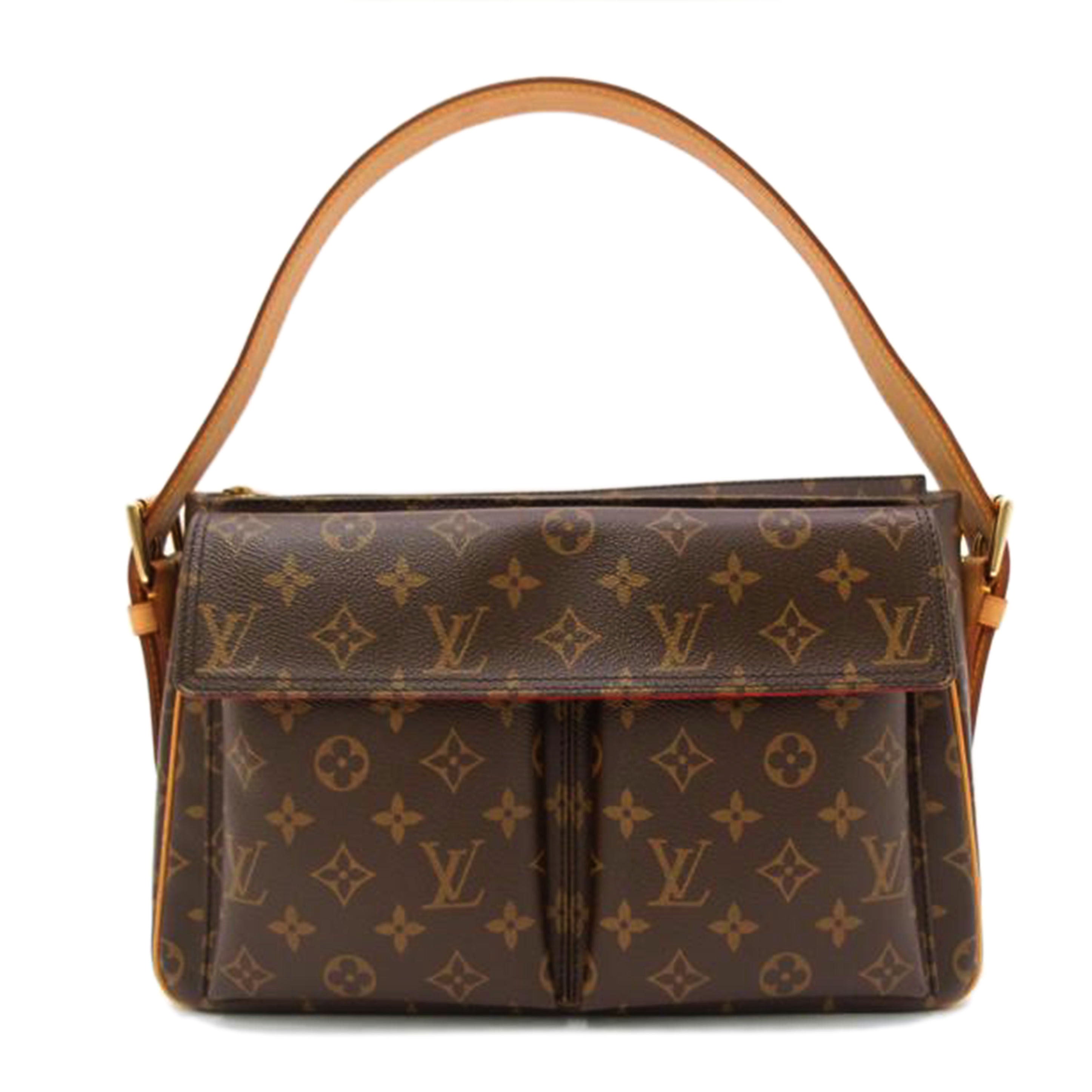 LOUIS VUITTON ルイ・ヴィトン ショルダーバッグ 肩掛け ブラウン レディース メンズ/ヴィバシテGM/モノグラム/M51163//AR0025/Aランク/69