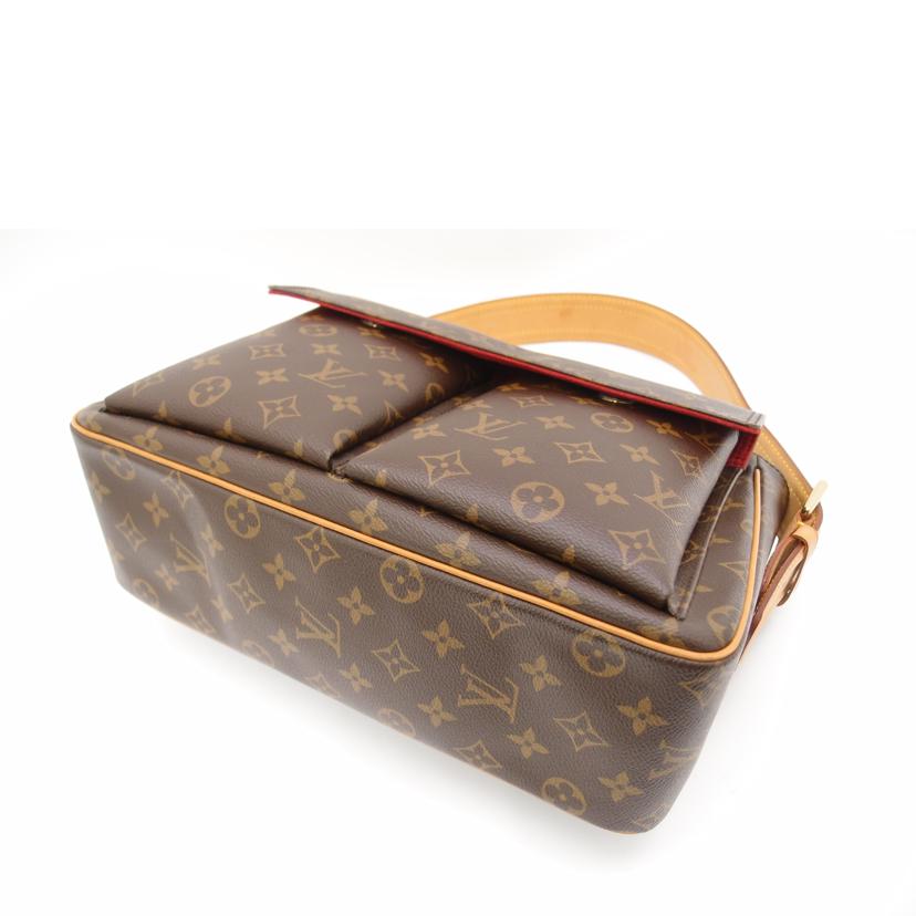 LOUIS VUITTON ルイ・ヴィトン ショルダーバッグ 肩掛け ブラウン レディース メンズ/ヴィバシテGM/モノグラム/M51163//AR0025/Aランク/69