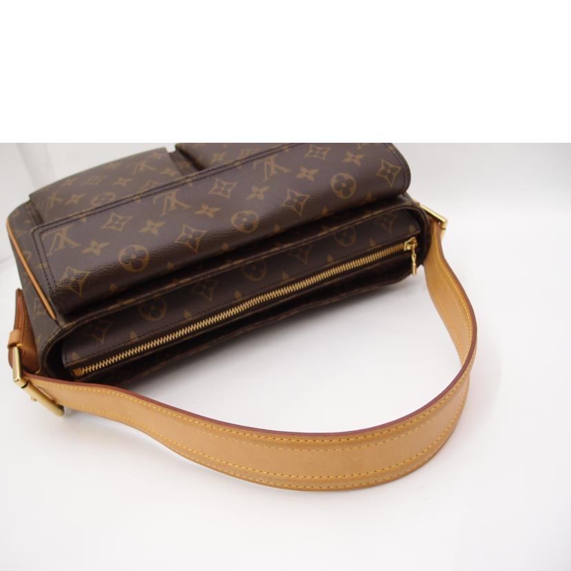LOUIS VUITTON ルイ・ヴィトン ショルダーバッグ 肩掛け ブラウン レディース メンズ/ヴィバシテGM/モノグラム/M51163//AR0025/Aランク/69