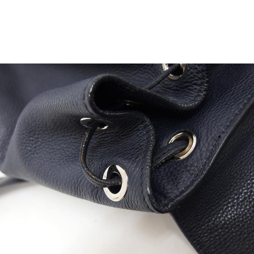 PRADA プラダ リュック ネイビー系/レザーバックパック/バルト/1BZ007//103/ABランク/04