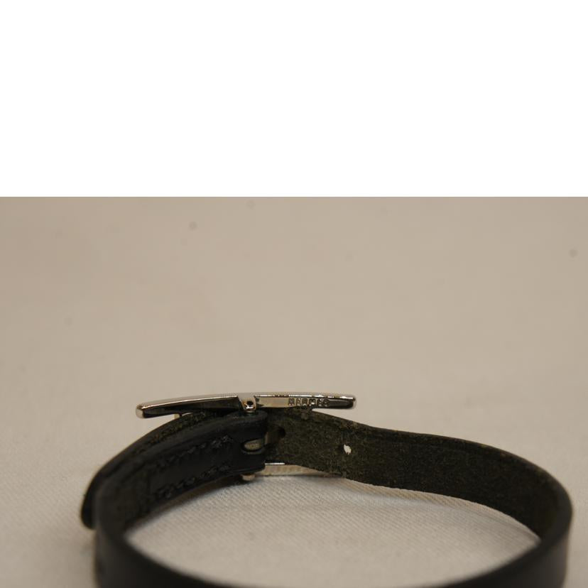 HERMES エルメス/レザーHブレスレット//ABランク/92