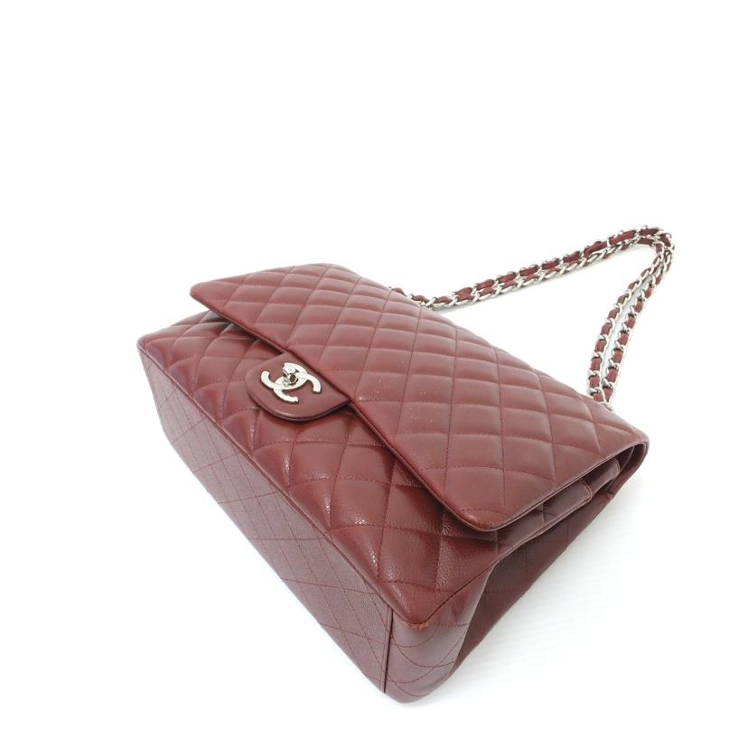 CHANEL シャネル/デカマトラッセ34ダブルフラップチェーンショルダー/キャビアスキン/A58601//155*****/Bランク/88