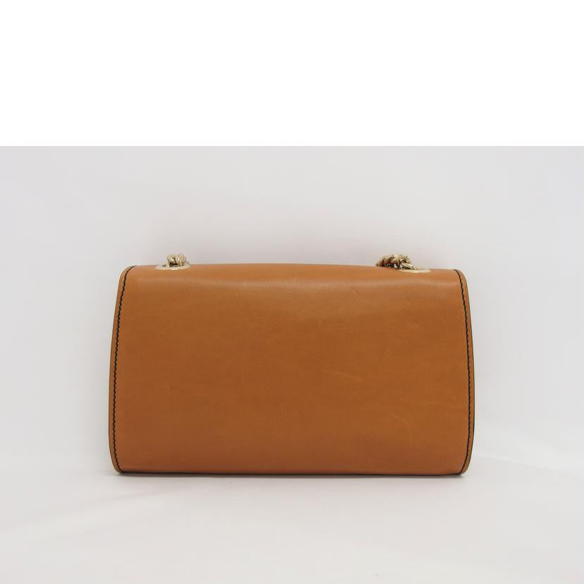 GUCCI グッチ レザーバッグ/エミリーホースビット/チェーンショルダーバッグ/ブラウン/283063//486***/ABランク/04