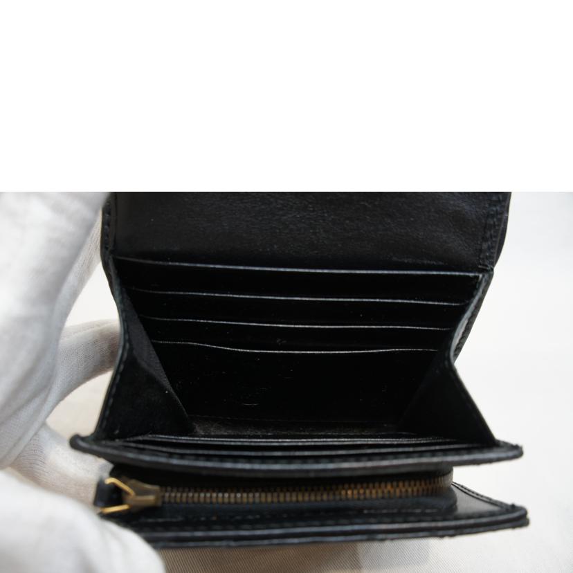 GUCCI グッチ/GGマーモントキルティングレザーウォレットブラック/598629//534***/Bランク/92