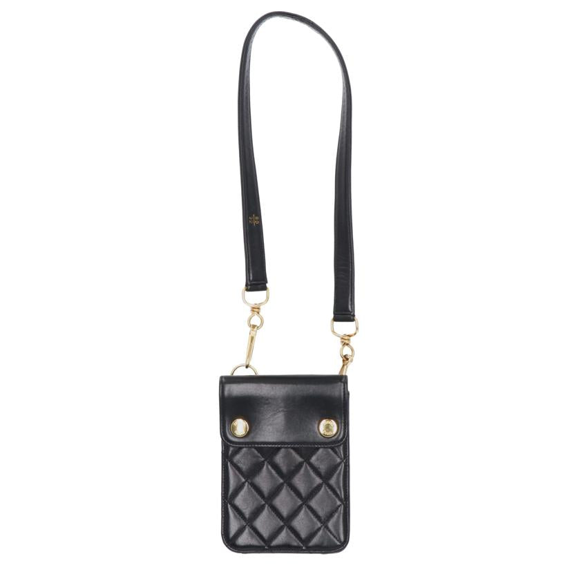 CHANEL シャネル/マトラッセラムスキンGD金具ポーチ//443****/ABランク/75