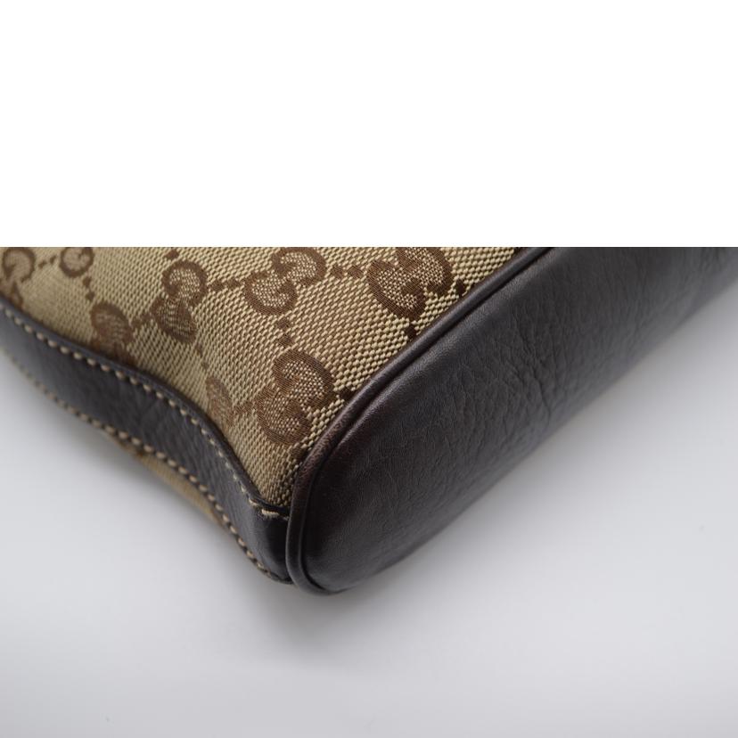 GUCCI/GGキャンバスレザーワンショルダー/182489//502***/ABランク/89