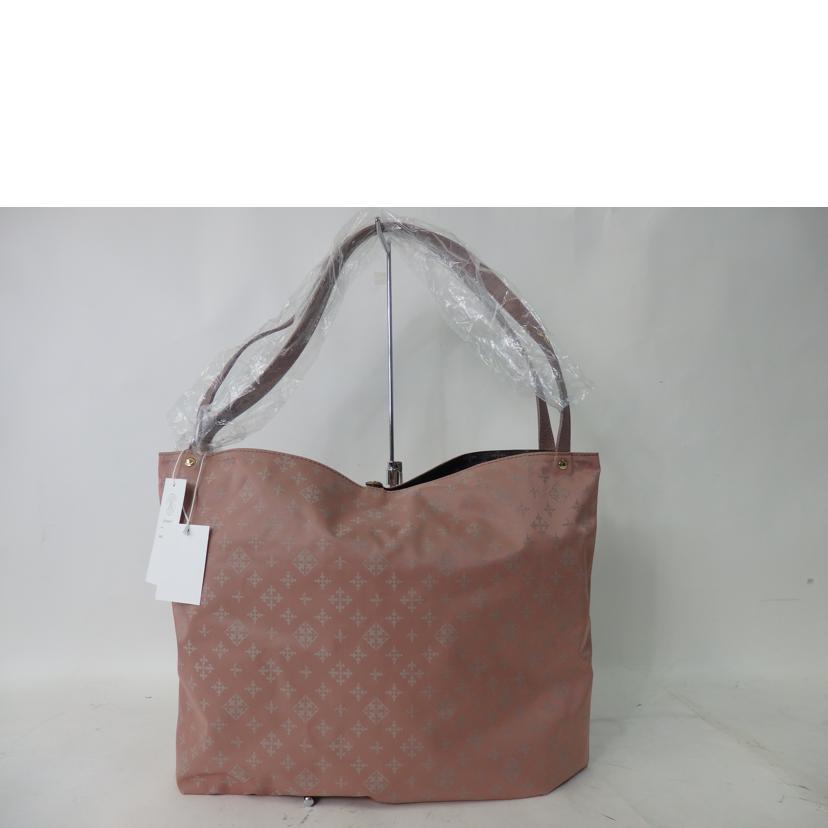 RUSSET ラシット/ラシット リバーシブル トートバッグ ピンク×グレー//Sランク/84