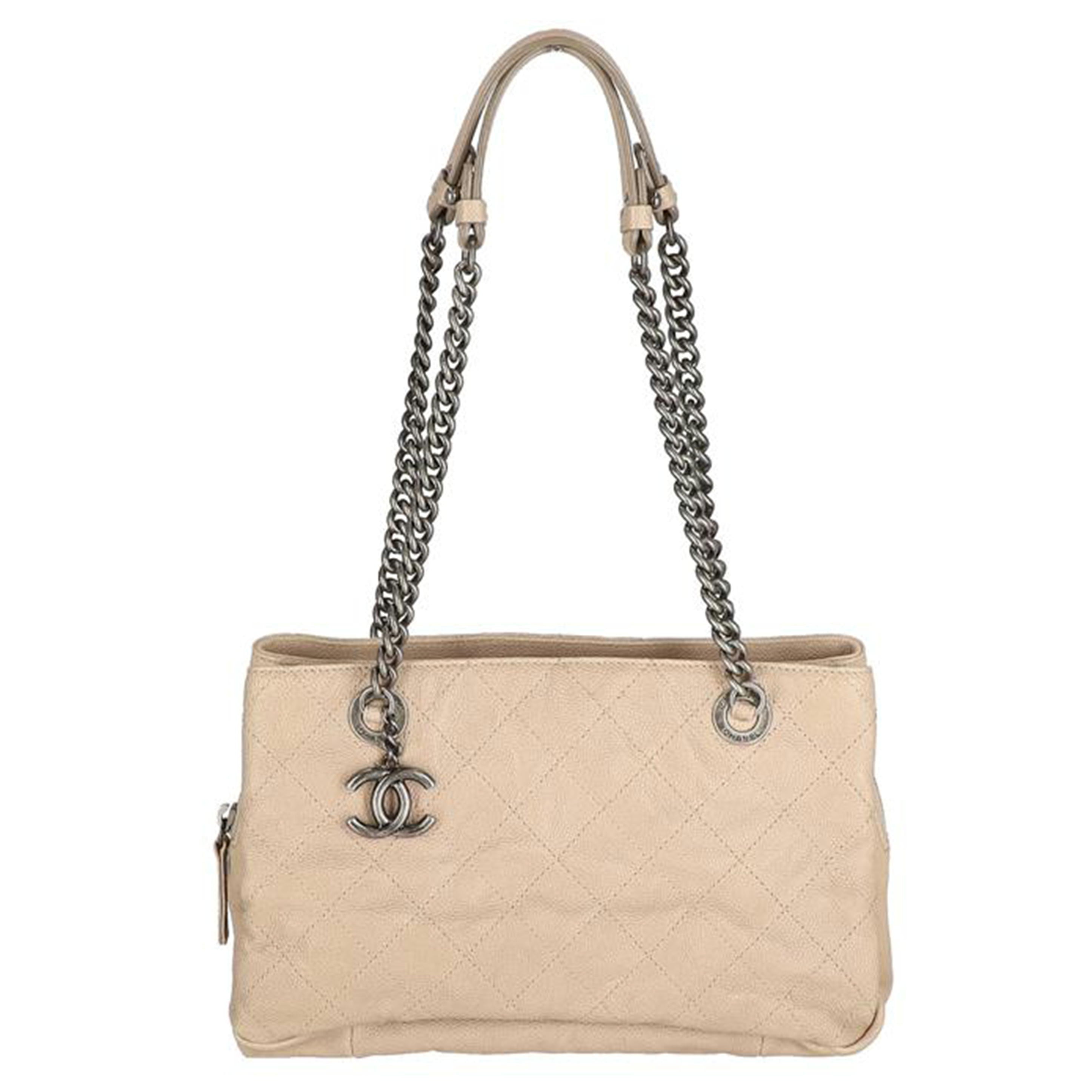 CHANEL CHANEL/キャビアスキンチェーンショルダー//156*****/Bランク/75