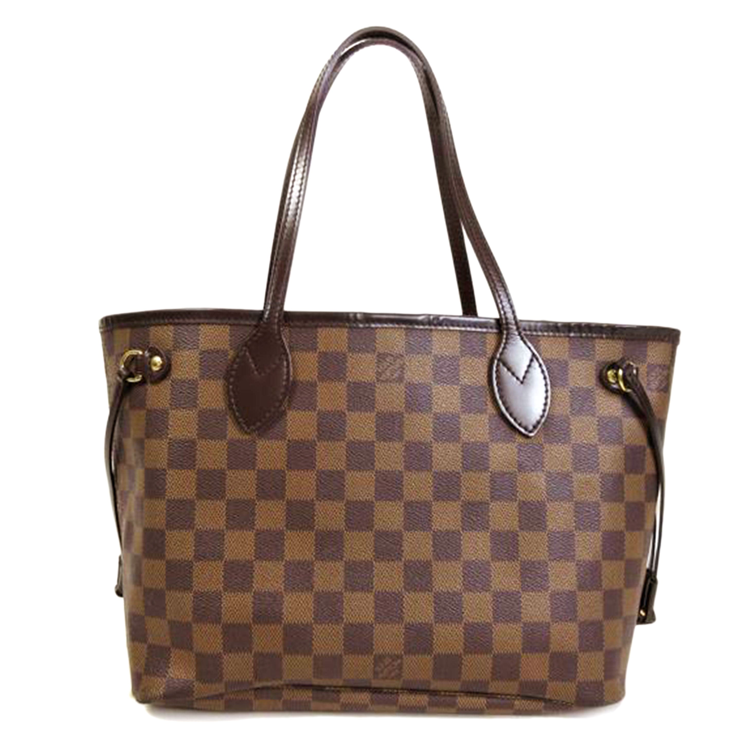 LV ルイヴィトン/ネヴァーフルPM/ダミエ エベヌ/N51109//MB3098/ABランク/70