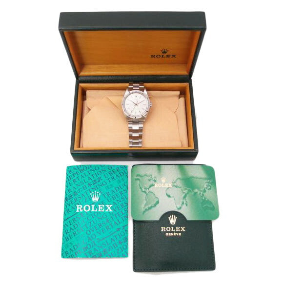 ROLEX ロレックス 腕時計 2000年頃製造 シルバー文字盤 ほぼ新品/エアキング/P番/自動巻き/14010//P60****/SAランク/69