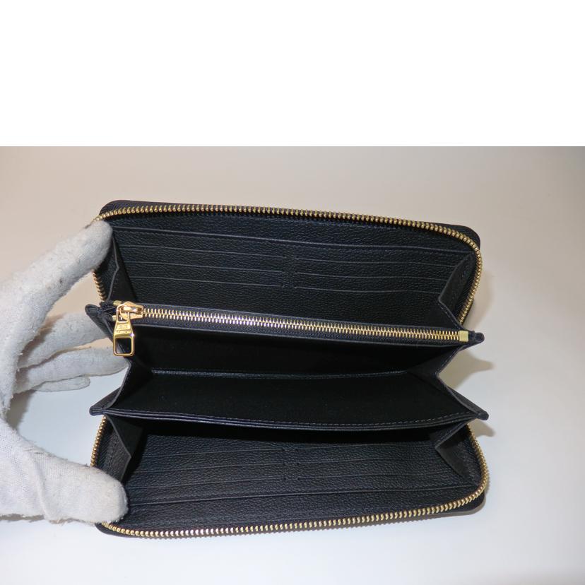 LV ルイヴィトン/ジッピーウォレット/モノグラム・アンプラント/ノワール/M60571//FRIDタグ/ABランク/84