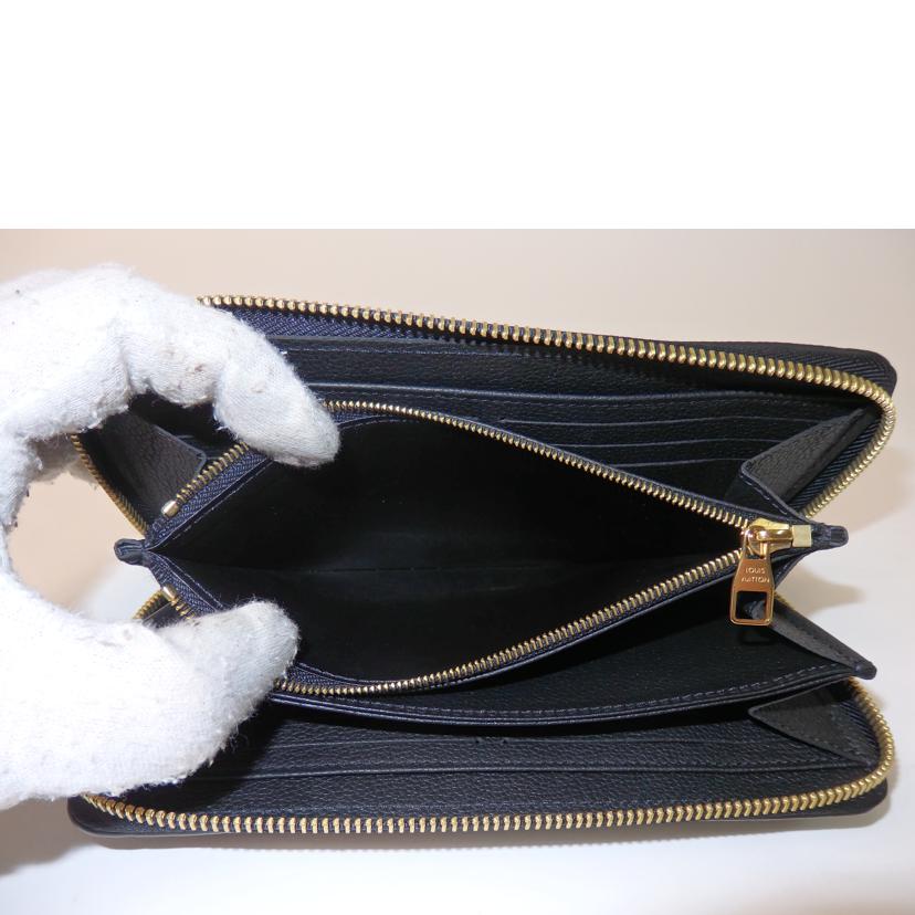 LV ルイヴィトン/ジッピーウォレット/モノグラム・アンプラント/ノワール/M60571//FRIDタグ/ABランク/84