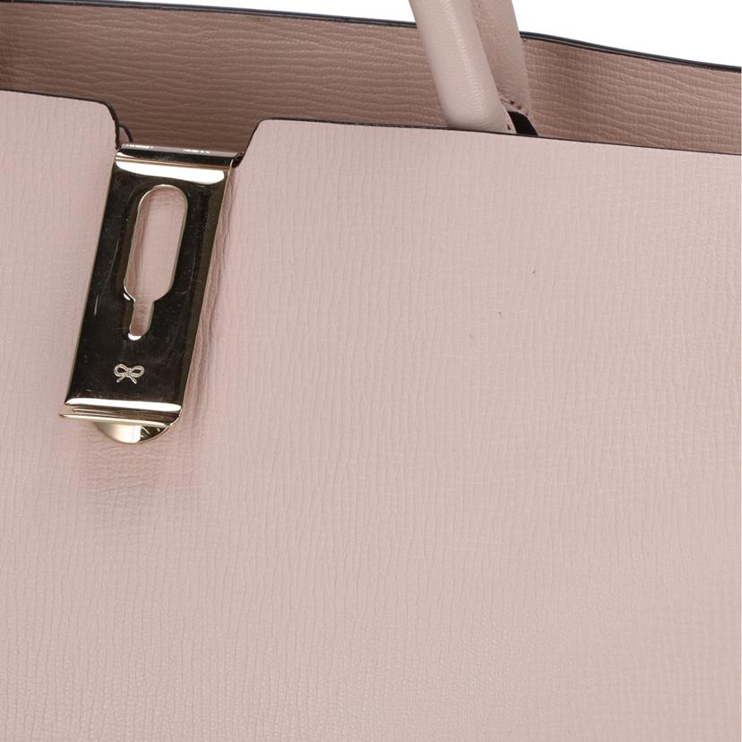 ANYA HINDMARCH アニヤハインドマーチ ANYA HINDMARCH 2WAYハンドバック ピンクベージュ レディース/2WAYハンド/ピンクベージュ//ABランク/37