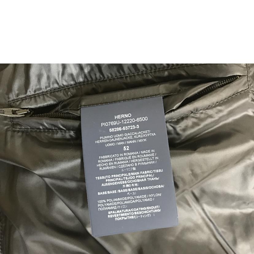 HERNO ヘルノ/ダウンジャケット ボンバー グロス/PI0769U-12220-6500//Aランク/51