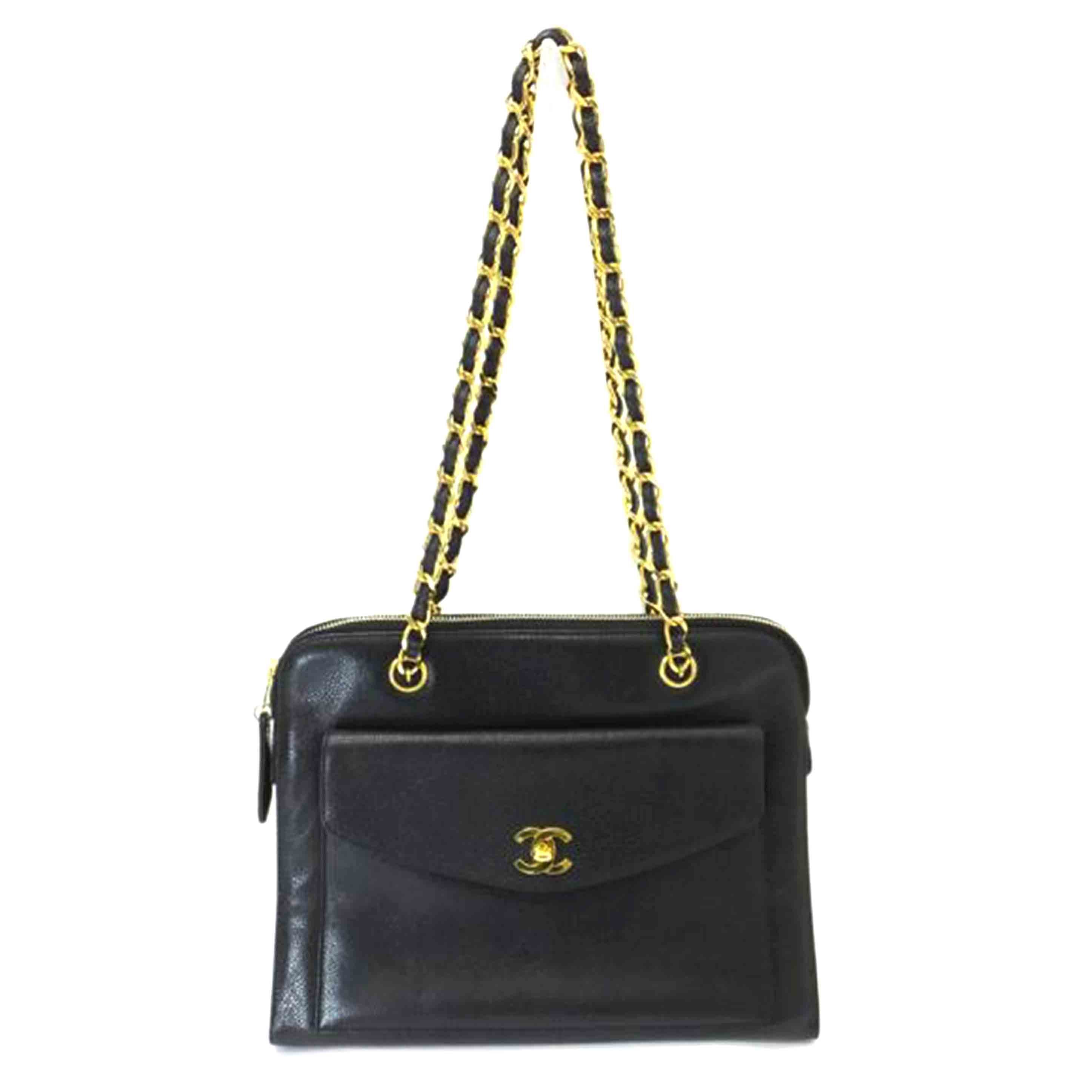 CHANEL シャネル/キャビアスキンチェーンハンドバッグ//507****/Bランク/88