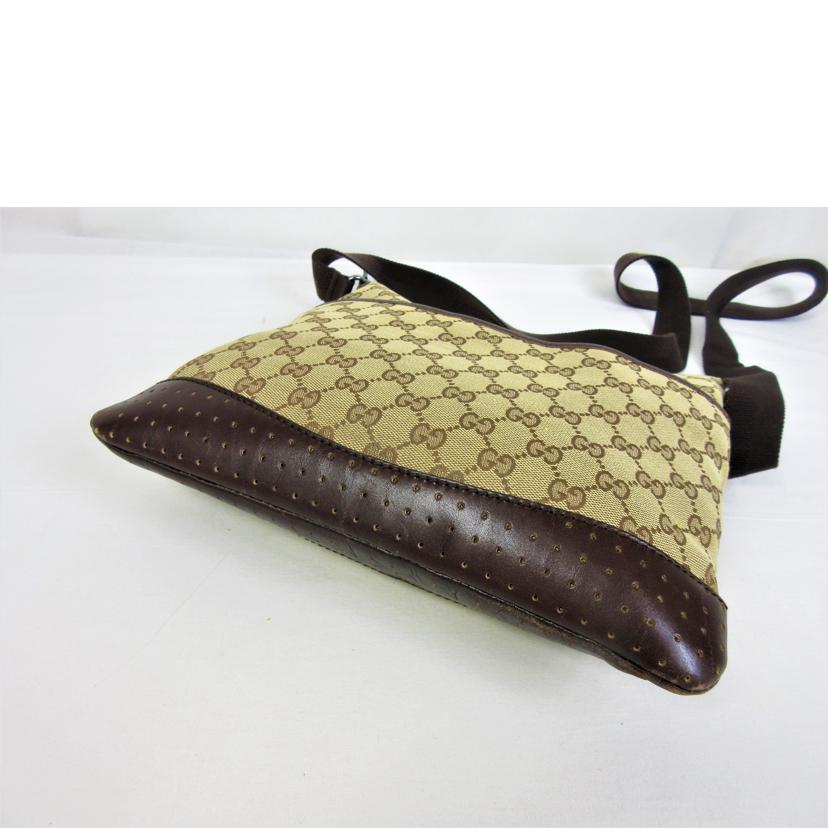 GUCCI グッチ/GGキャンバス クロスボディショルダー/145857//001013/ABランク/70
