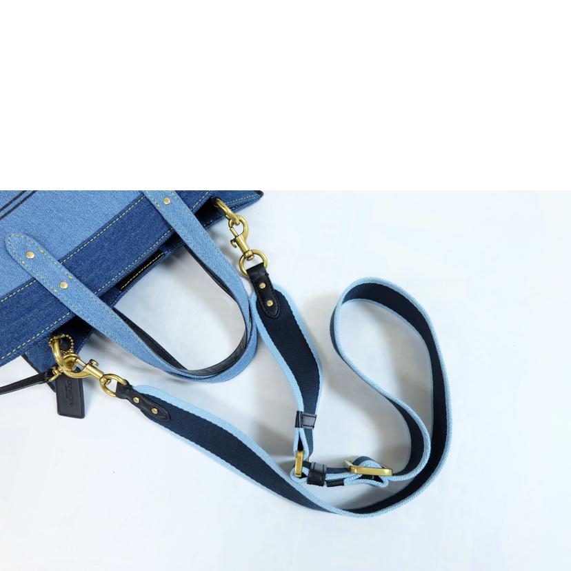 COACH コーチ/デニムフィールドトート/89163//J1947/Aランク/71