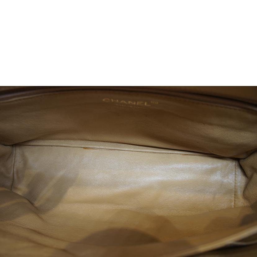 CHANEL シャネル/ラムスキンワイルドステッチチェーントートベージュ//779****/Bランク/92