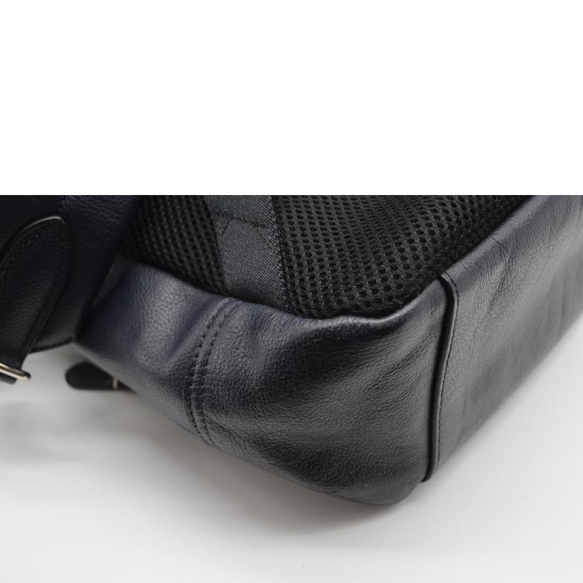 COACH/チャールズロゴレザーバックパック/ネイビー/F54135//A17**/ABランク/89