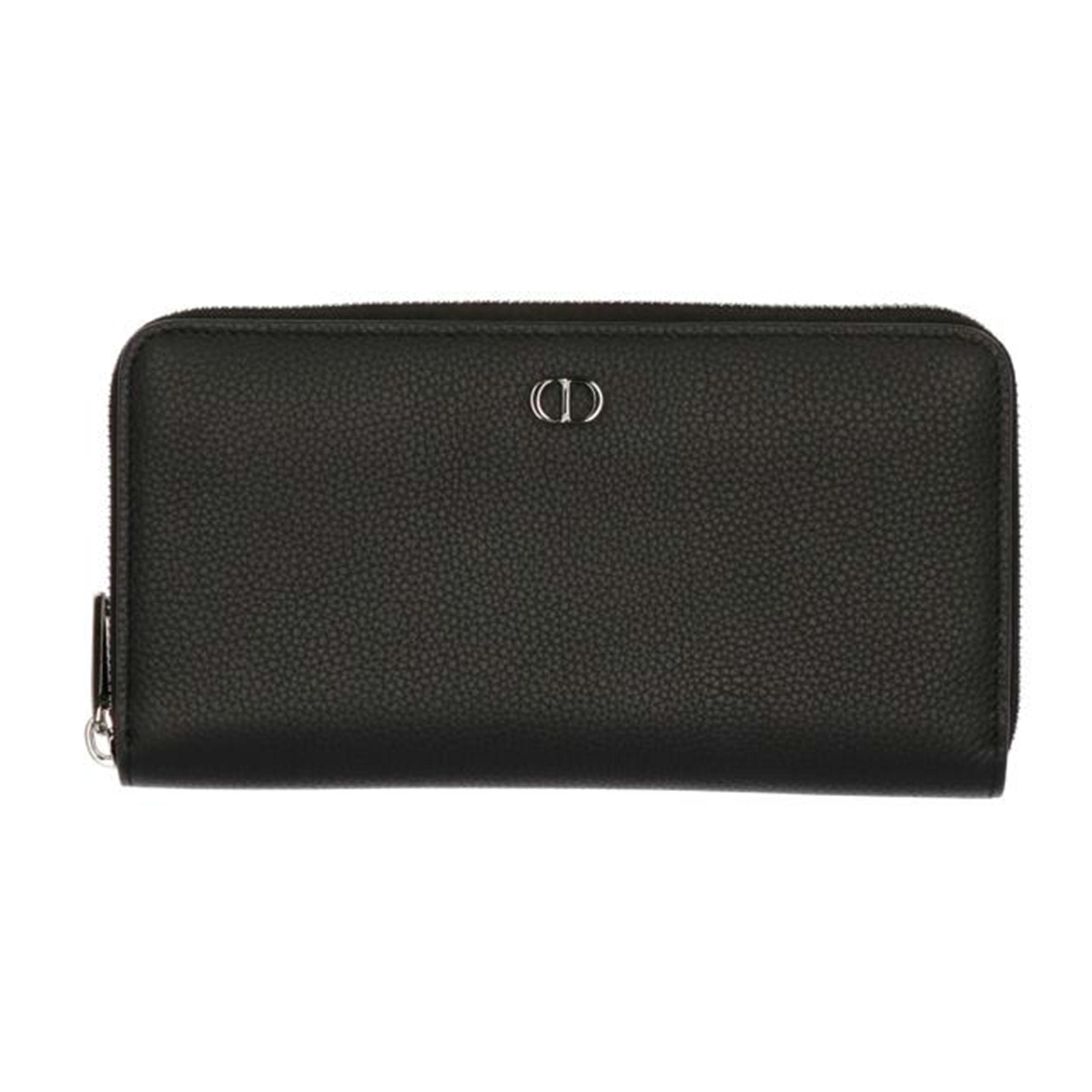 Dior ディオール/ディオールオムレザーラウンドファスナーウォレット//10.BO.0222/Aランク/75