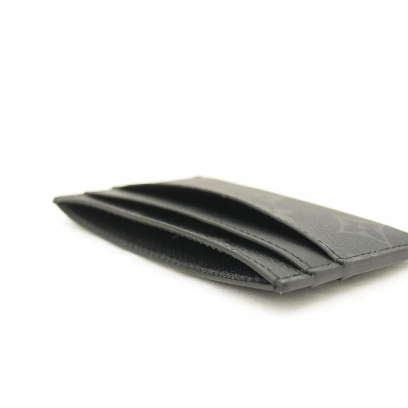 LOUIS VUITTON ルイヴィトン カードケース パスケース 黒 メンズ レディース/ポルトカルト・ダブル/モノグラムエクリプス/M62170//TS0***/Aランク/69
