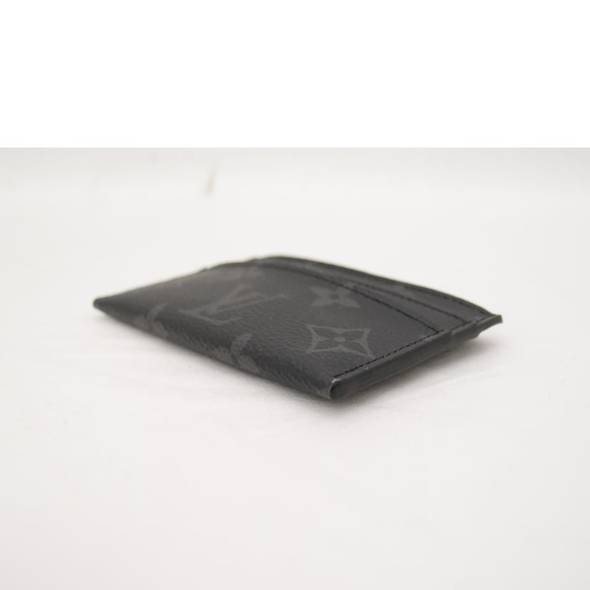 LOUIS VUITTON ルイヴィトン カードケース パスケース 黒 メンズ レディース/ポルトカルト・ダブル/モノグラムエクリプス/M62170//TS0***/Aランク/69