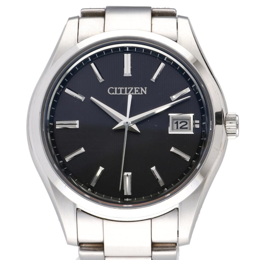 CITIZEN シチズン/ザ・シチズン/Eco-Drive/ソーラー/黒文字盤/A060-T021417//154****/Aランク/75
