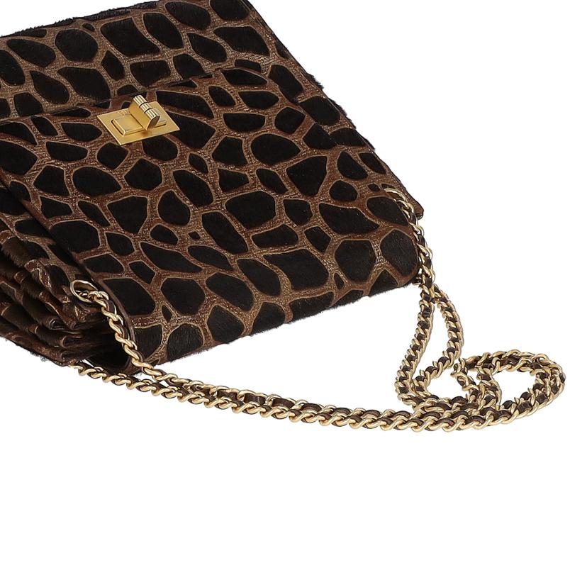 CHANEL CHANEL/CHANEL ハラコチェーンショルダー//633****/Bランク/75