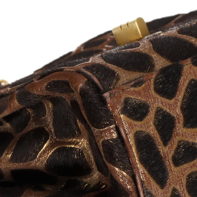 CHANEL CHANEL/CHANEL ハラコチェーンショルダー//633****/Bランク/75