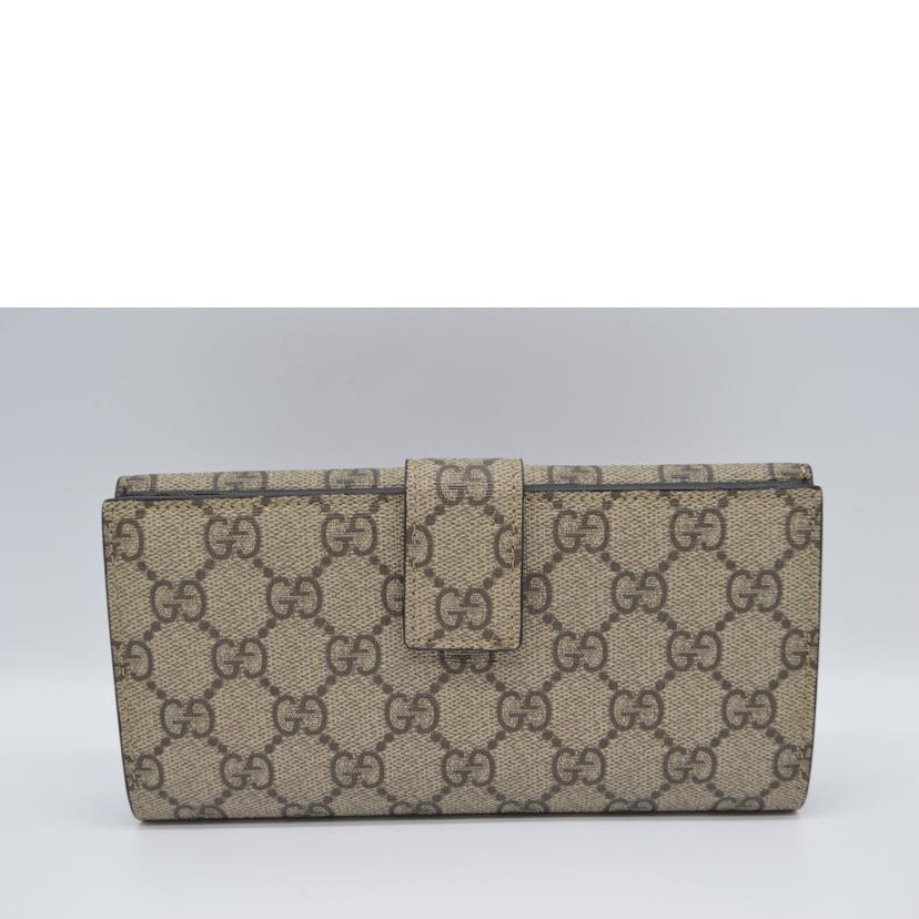 GUCCI グッチ/GGスプリームインターロッキングチャーム長財布/212104//214*/SAランク/89