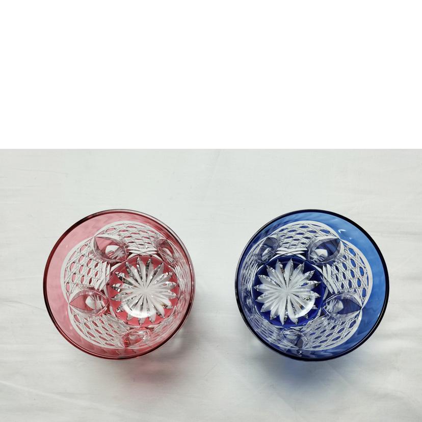 カガミクリスタル カガミクリスタル/江戸切子 ペアロックグラス/2937//Aランク/52