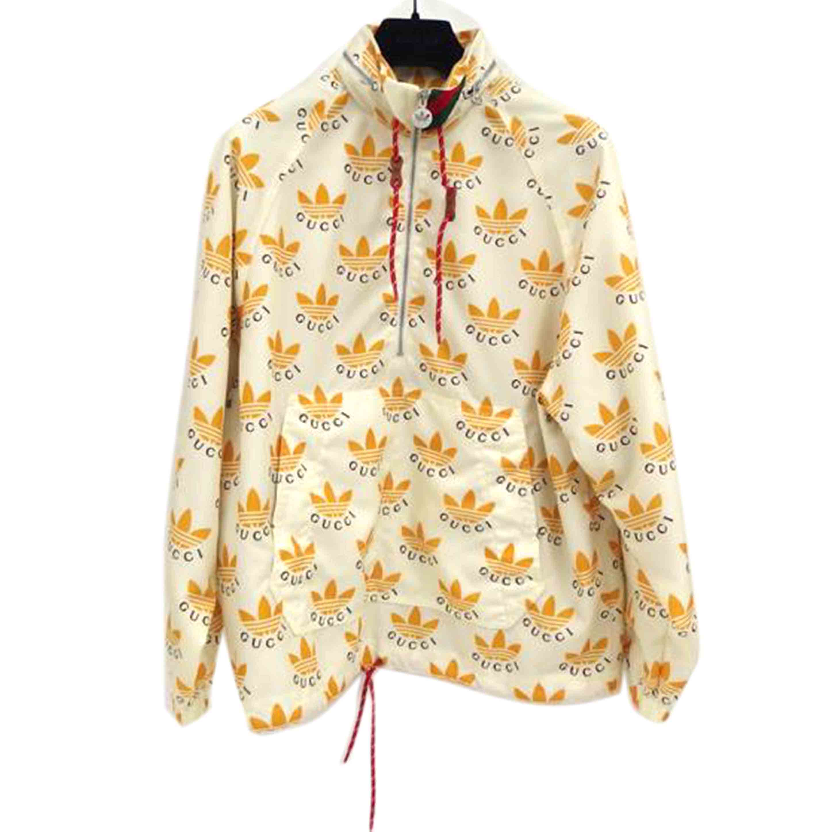 GUCCI×adidas GUCCI×adidas/アノラック／ナイロンジャケット／トレフォイル柄/696651-Z8A2I//サイズ46/ABランク/82
