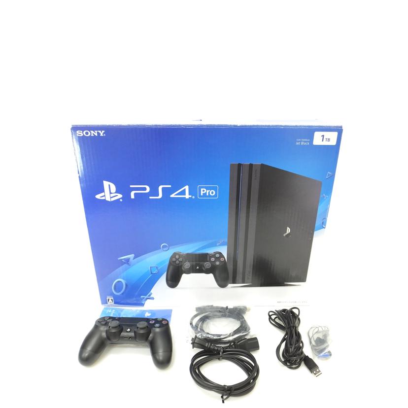 SONY ソニー/PS4本体Pro1TBジェットブラック/CUH-7000B//5806386/ABランク/88