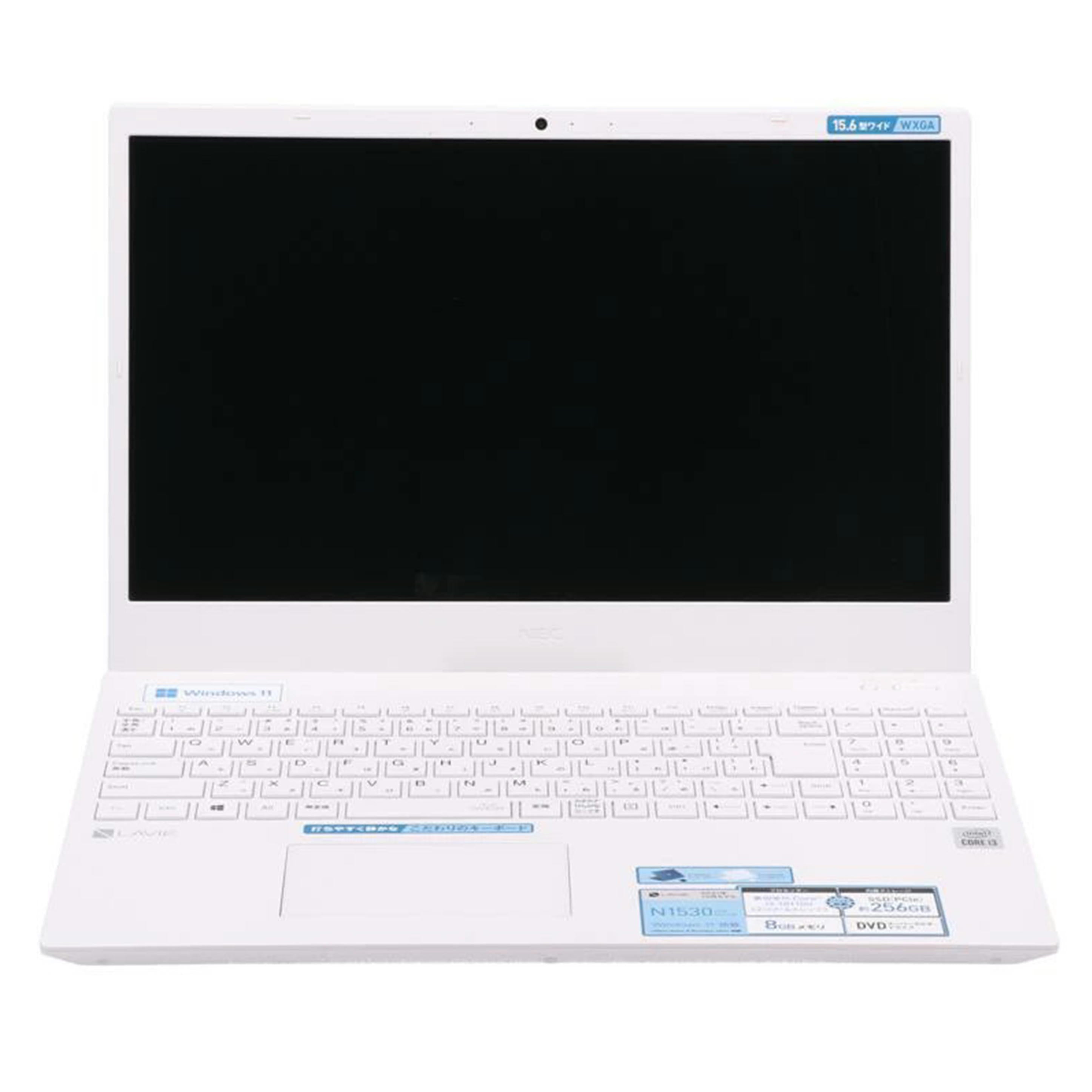 NEC 日本電気　/Win11ノートPC／LAVIE　N1530/PC-N1530CAW//1900720SK/Bランク/81