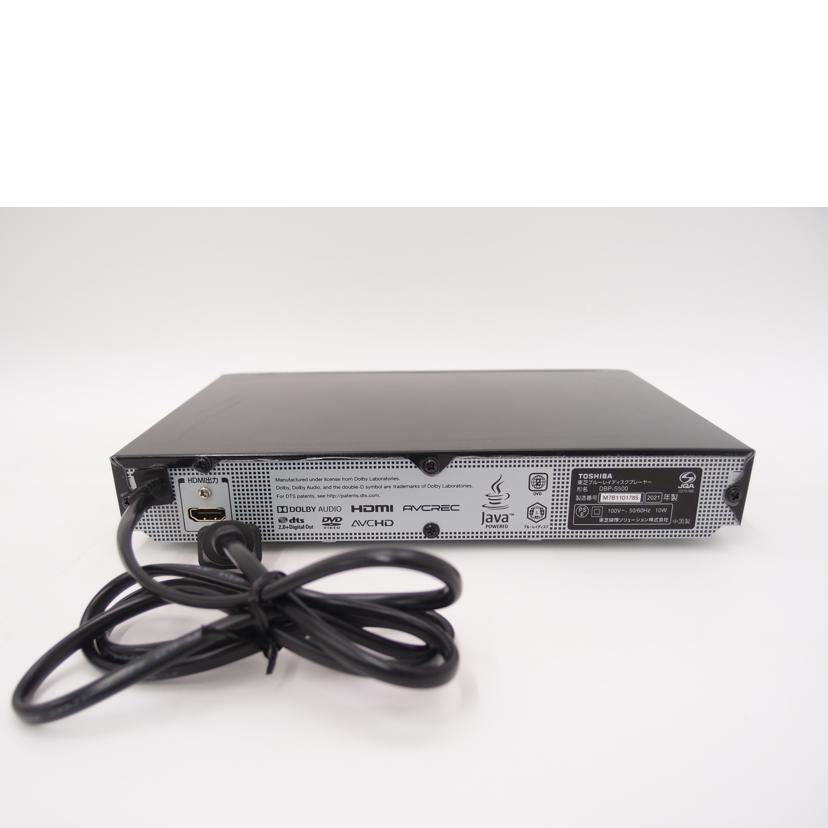 TOSHIBA 東芝/Blu－rayプレーヤー/DBP-S500//M7B1101785/ABランク/69