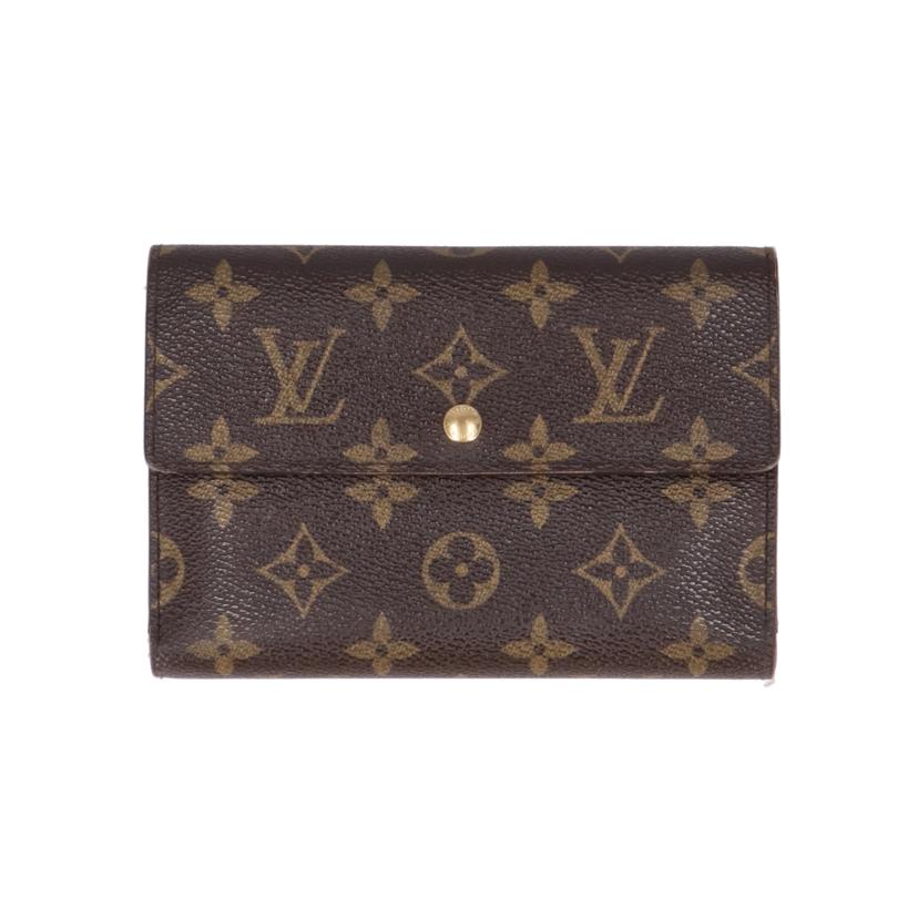 LOUIS　VUITTON ルイヴィトン/ポルト　トレゾール・エテュイ　パピエ／モノグラム/M61202//SP1***/Bランク/75