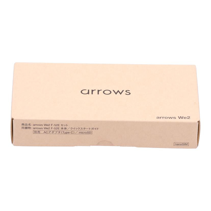 FUJITSU　FCNT　docomo 富士通 フジツウ　/スマートフォン／arrows　We2　64GB/F-52E//SGHQ1749EEHUCUKZ/Aランク/81